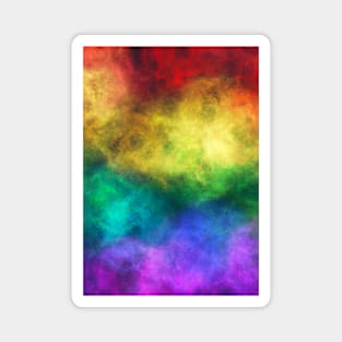 galaxy pride flag Magnet