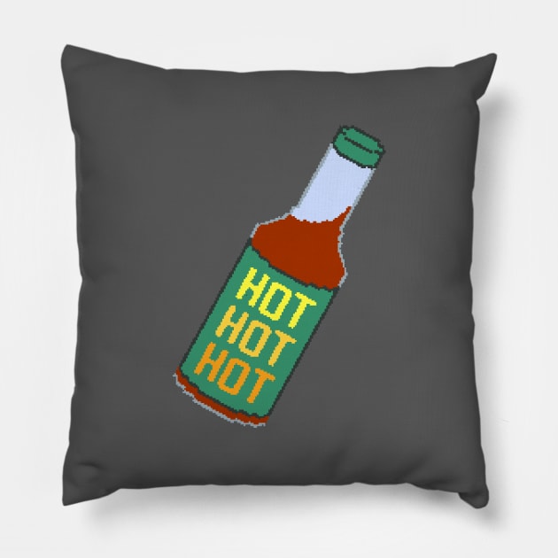 Hot Sauce Pillow by colbinius