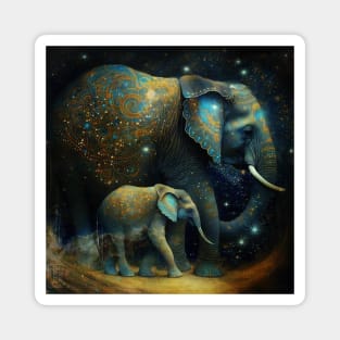 Elephant Spirit, Beautiful Wildlife Magnet