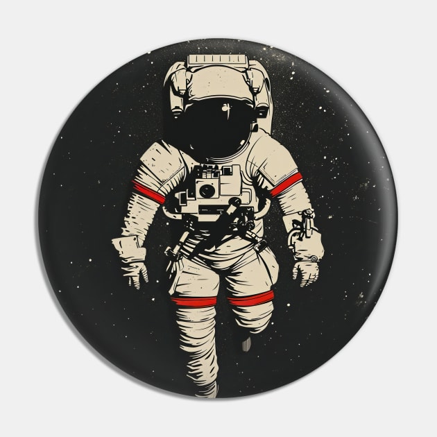 Hero Astronaut Pin by Pozter