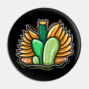 King Cactus Pin