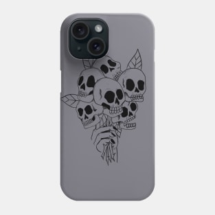 Skull bouquet Phone Case