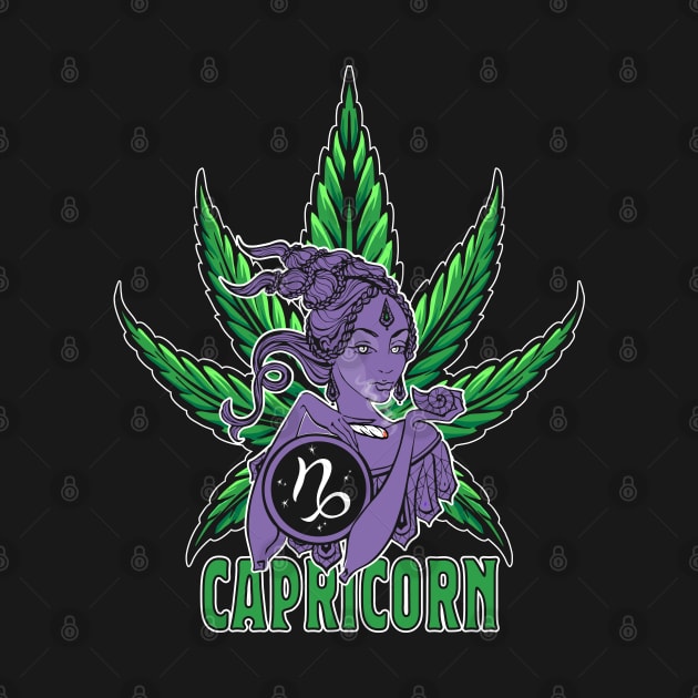 Capricorn Weed Shirt, Zodiac Cannabis, Capricorn Marijuana Shirt, Capricorn Gift, Capricorn Zodiac tee, Capricorn tee, zodiac birthday gift Active by Moon Phase Design