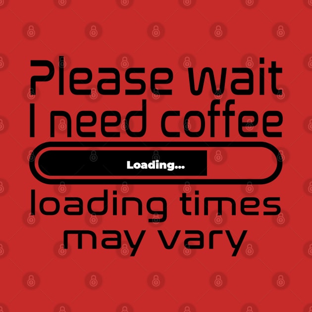 Please wait I need coffee, loading times may vary by WolfGang mmxx