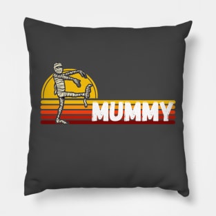 Vintage Retro Mummy Halloween Costume For Men, Women, Kids Pillow