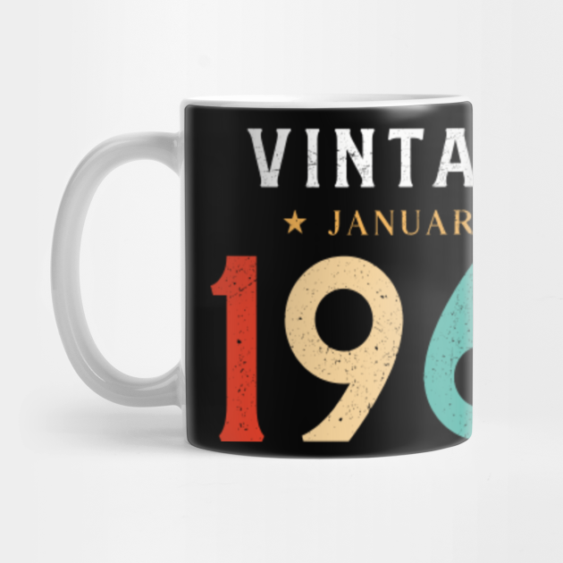 60th Birthday Decorations For Men Vintage 60th Birthday 1961 Ceramic Coffee Mug