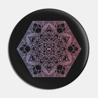 Mandala Gradient Pin