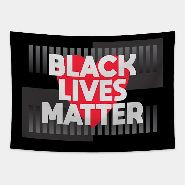 Black Lives Matter Tapestry by Dale Preston Design