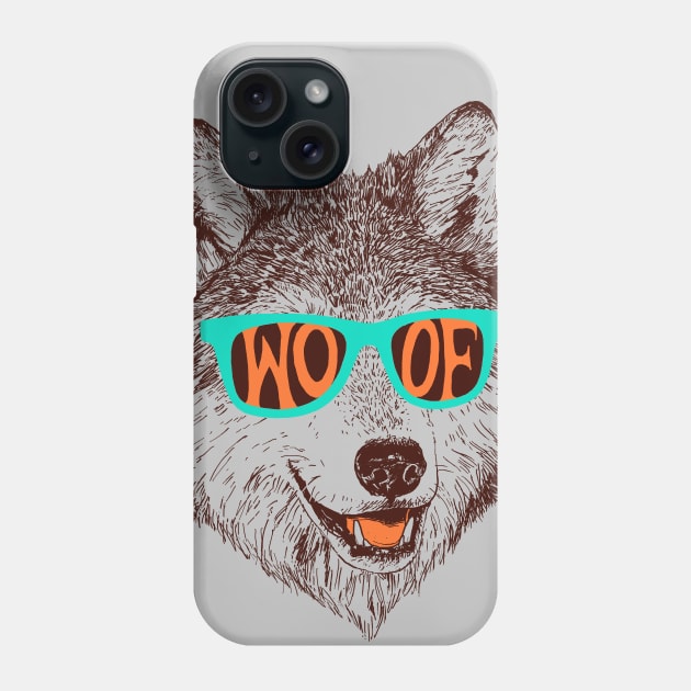 Woof Phone Case by Hillary White Rabbit