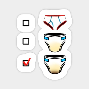 Underwear Preference Magnet