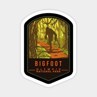 Bigfoot Olympic National Park Magnet