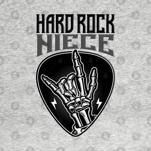 Discover Hard Rock Niece Rock Hand Sign - Rock - T-Shirt