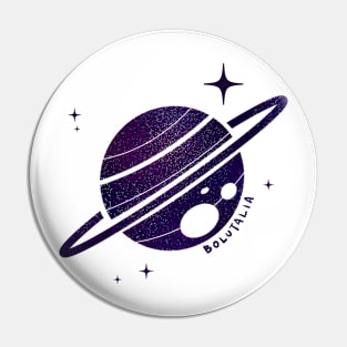 Aesthetic Galaxy Planet Design Pin