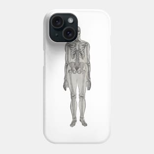 Spooky Skeleton Man - Vintage 1934 Illustration Phone Case