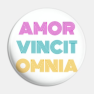 Amor Vincit Omnia - Love Conquers All Pin