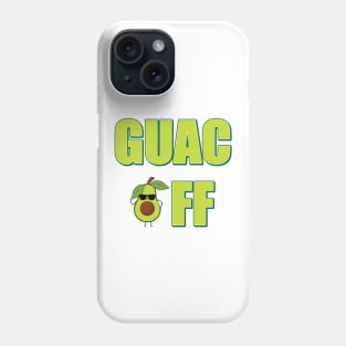 Guac Off Funny T Shirt for Guacamole Lovers Phone Case