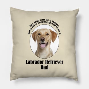 Yellow Lab Dad Pillow