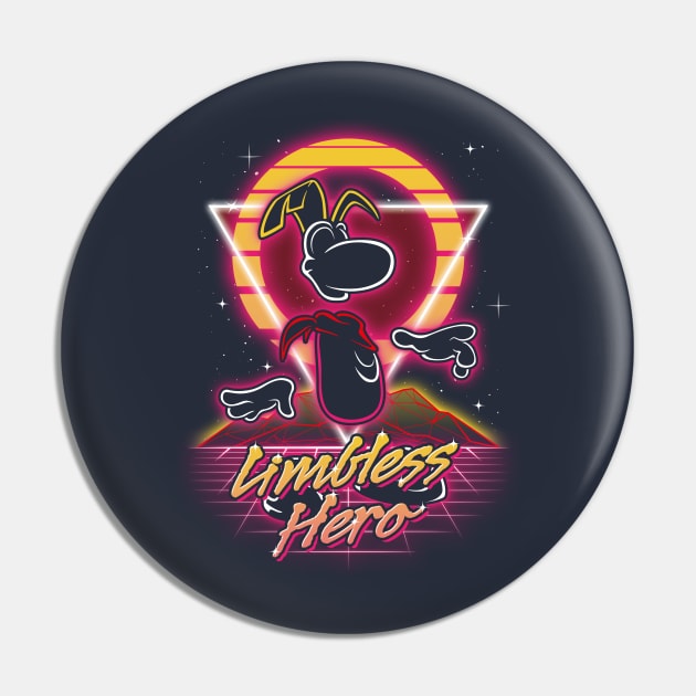 Retro Limbless Hero Pin by Olipop