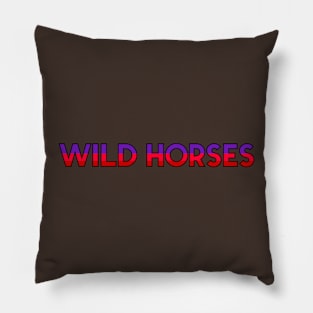 Wild Horses Pillow