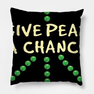 Give Peas a Chance Pillow