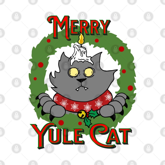 Merry Yule Cat Wreath by SNK Kreatures