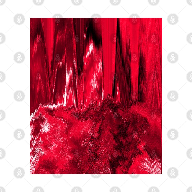 Melted Glitch Red by BlakCircleGirl