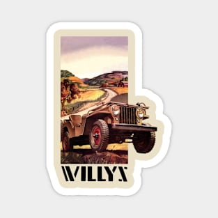 Classic Willys from 1946 Magnet