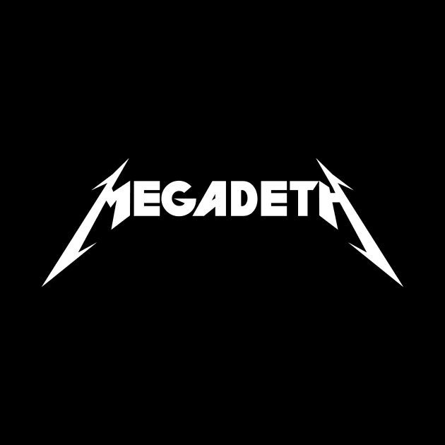 MegaDeth Metal Logo by UStshirts