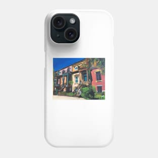 Montréal, Colourful Houses In Summer Phone Case