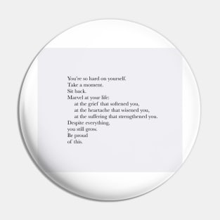 Inspirational Quote Pin