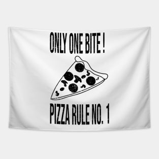 Only One Bite Pizza Tapestry