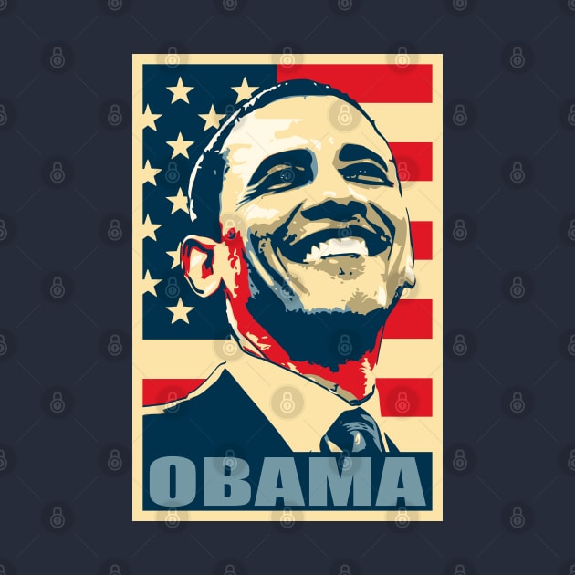 Barack Obama Poster Pop Art by Nerd_art