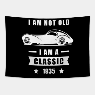 I am not Old, I am a Classic - Funny Car Quote Tapestry