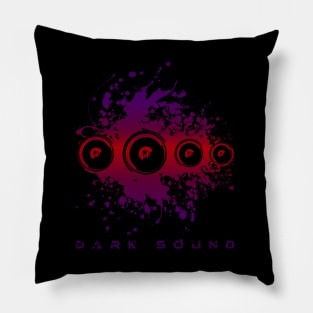 Dark Techno Sound EDM Hardstyle Pillow