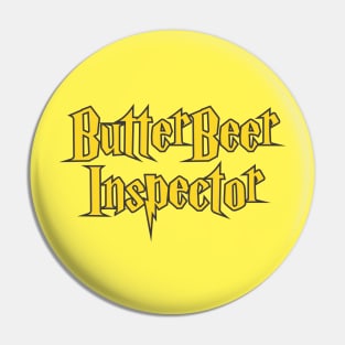 Yellow ButterBeer Inspector Pin