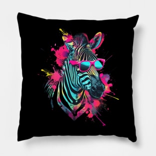 Zebra Population Trends Pillow