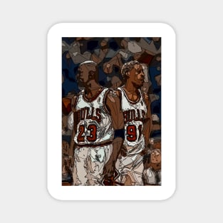 Chicago Bulls Golden Era Magnet