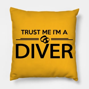 Trust diver Pillow