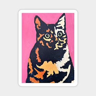 Pop Art Cat Magnet