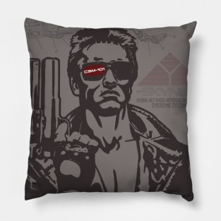 Terminator minimalist artworl Pillow