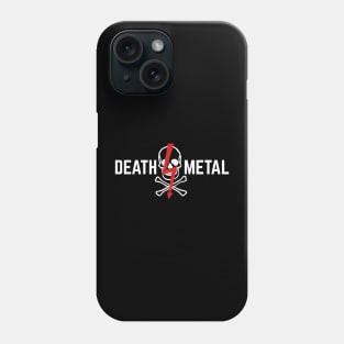 Death Metal Skull Lighting Bolt Phone Case