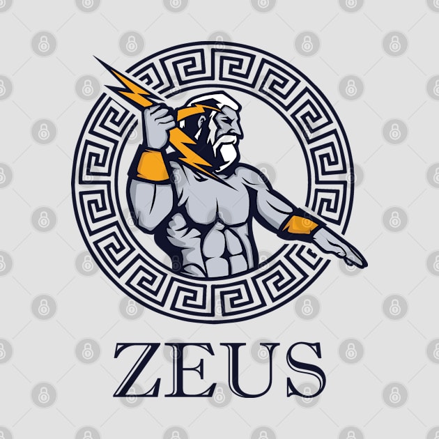 Zeus God Greek Mythology by meowstudio