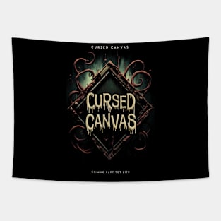 CURSED CANVAS Tapestry