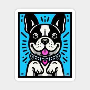 Cute Frenchie Pop Art Magnet