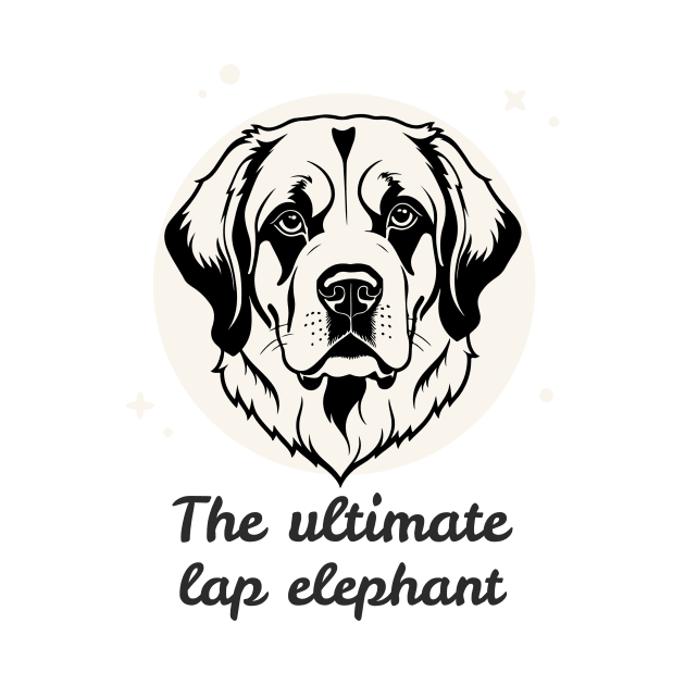 Saint Bernard Dog Face by MGDesigns