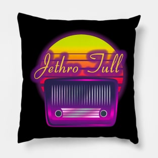 Jethro tull retro Pillow