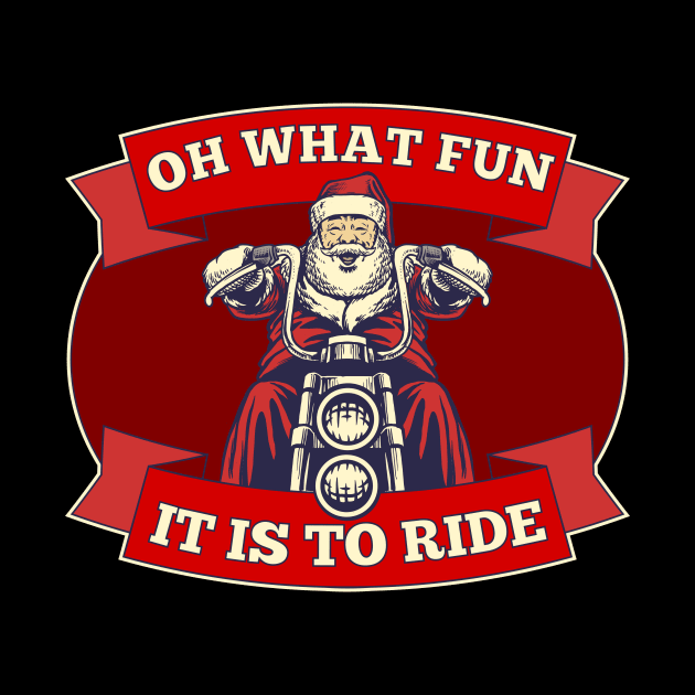 Oh What Fun It Is To Ride by Slap Cat Designs