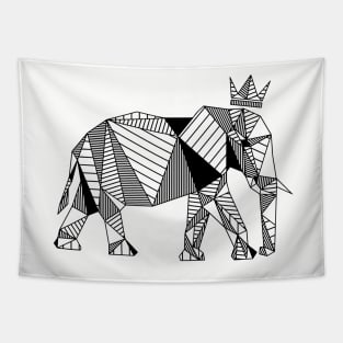 Geometrical Elephant Tapestry