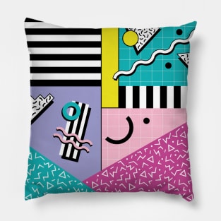 Memphis Pattern 60 / 80s Retro Pillow