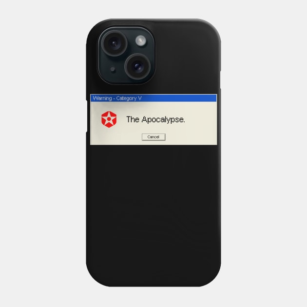 Cancel The Apocalypse! Phone Case by AnifileReviews